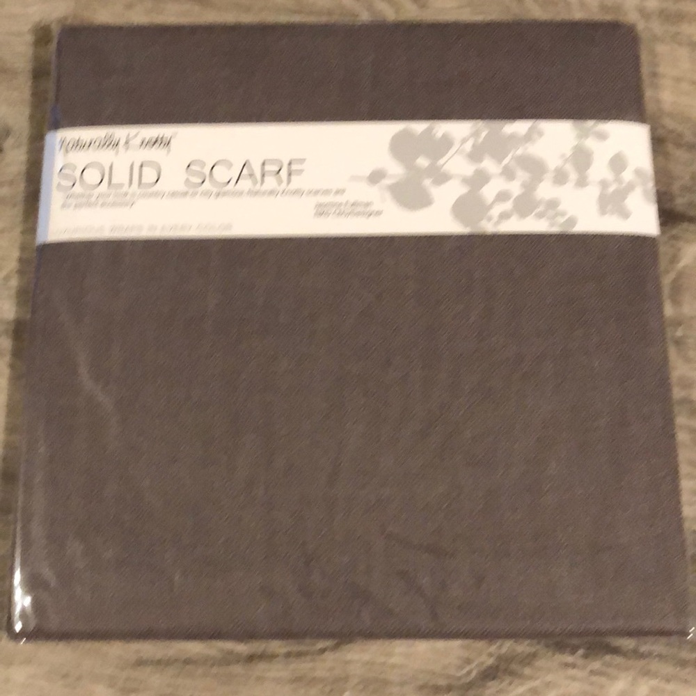 Naturally Knotty Solid Scarf Color Driftwood Grey